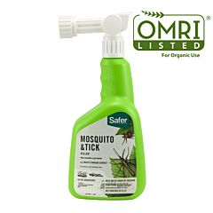 Safer® Brand 32oz Mosquito & Tick Killer Concentrate Hose-End Sprayer OMRI      Listed® for Organic Use