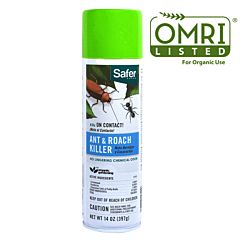 Safer Brand® 14oz Ant & Roach Aerosol Killer OMRI Listed® for Organic Use