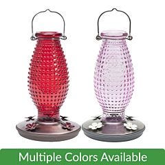 Perky-Pet&reg; Hobnail Vintage Glass Hummingbird Feeder