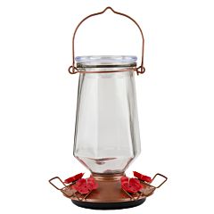 Perky-Pet® Crystal Top-Fill Glass Hummingbird Feeder - 28 oz