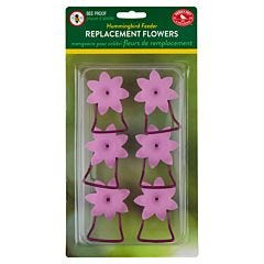 Perky-Pet® Replacement Pink Petunia Flower Feeding Ports & Perches