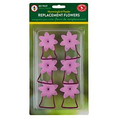 Perky-Pet® Replacement Pink Petunia Flower Feeding Ports & Perches