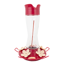 Perky-Pet® Top-Fill Pinch-Waist Glass Hummingbird Feeder - 12 oz