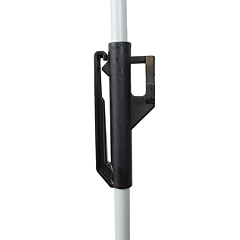 Fiberglass Step-In Fence Post with Clips