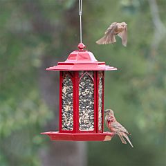 Perky-Pet® Brick Red Gazebo Feeder