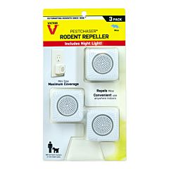 Victor® Pestchaser® Rodent Repeller with Nightlight - 3 Units