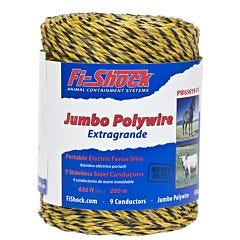 Fi-Shock® Yellow 9 Conductor Polywire - 656 ft