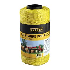 Zareba® Yellow 3 Conductor Polywire  - 500 ft