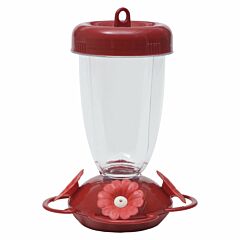 Perky-Pet® Red Impatien Top Fill Plastic Hummingbird Feeder