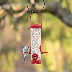  Perky-Pet® Red 2-in-1 Tube Bird Feeder