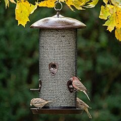  More Birds® Giant Combo Dual Compartment Sunflower/Thistle Screen Bird Feeder - 11 lb