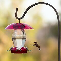 More Birds® Plastic Jubilee Hummingbird Feeder with Ant Moat - 20 oz