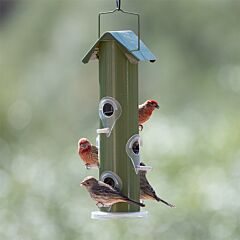  Perky-Pet® Green Metal Tube Wild Bird Feeder