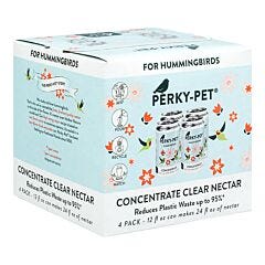  Perky-Pet® Clear Hummingbird Nectar Concentrate - 12 oz, Box of 4