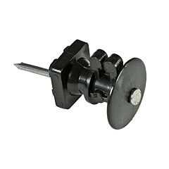 Zareba® Black Wood Post Knob Insulator