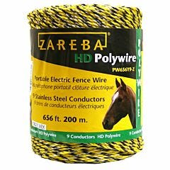 Zareba® Yellow 9 Conductor Polywire - 656 ft