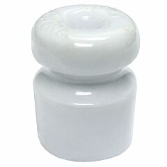 Zareba® Single Groove Wood Post Ceramic Insulator
