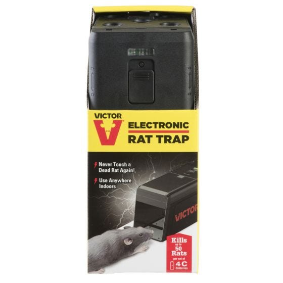 Electronic Rat Trap Victor Control Mouse Killer Pest Mice Electric Rodent  Zapper