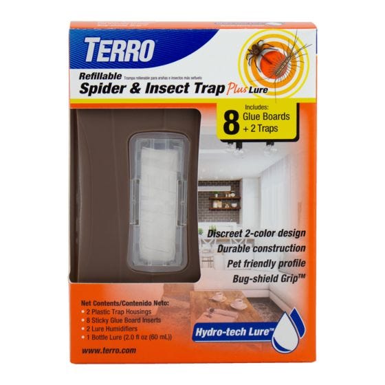 TERRO® Refillable Spider & Insect Trap Plus Lure