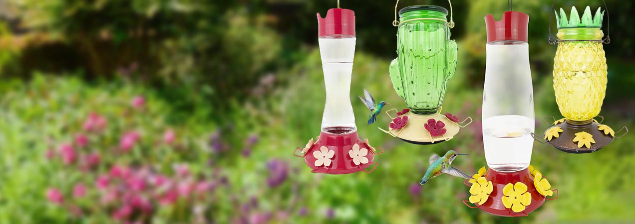 Perky-Pet's All-New Top-Fill Hummingbird Feeders