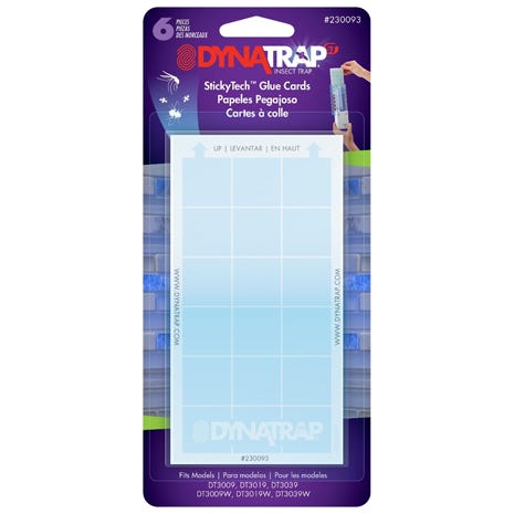 StickyTech™ Replacement Glue Cards For Flylight Insect Trap - 6-Pack