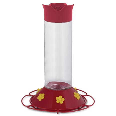 Glass Hummingbird Feeder