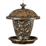 Gilded Chalet Bird Feeder