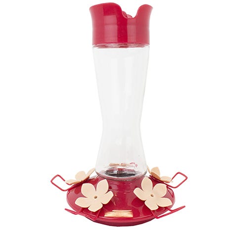 Top-Fill Hummers Faborite Glass Hummingbird Feeder