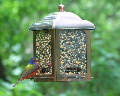 Perky-Pet Antique Copper Finish Lantern Feeder