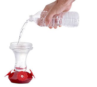 easy fill 8 oz hummingbird feeder