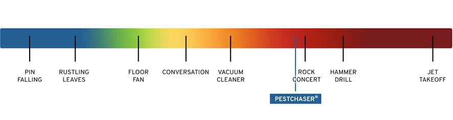 To mice, the PestChaser is almost as loud as a rock concert