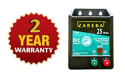 Zareba 100 Mile Ac Powered Electric Fence Charger Eac100m Z Zarebasystems Com